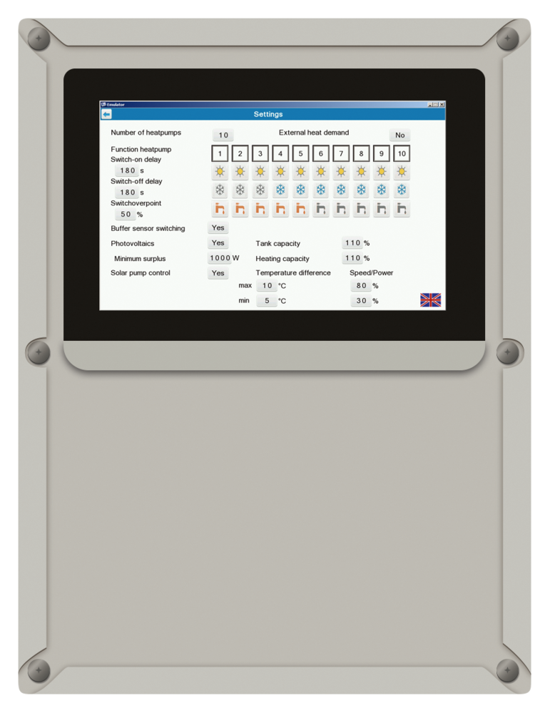 Image du produit PAW-A2W-CMH-2 - CONTROLEUR CASCADE POUR AQUAREA