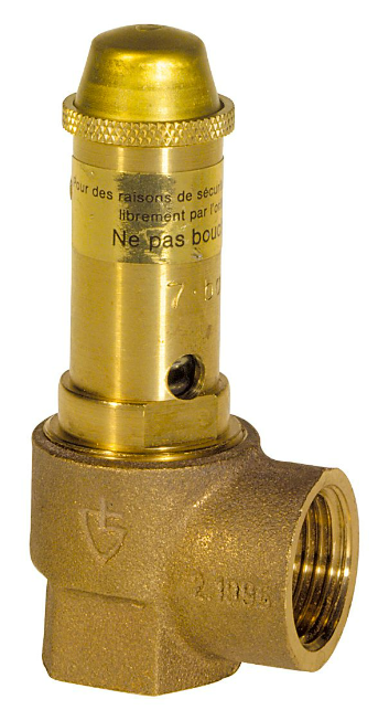 Image du produit S40GS07 - SOUPAPE SECURITE SANITAIRE - 7 bars - 1"1/2