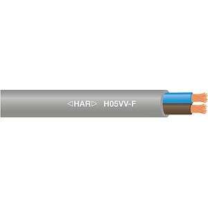 Image du produit CABLE H05VVF 2x0,75 mm&sup2; -  COURONNE 50 m&egrave;tres